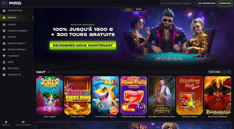 Découvrez les dernières promotions de madcasino France, jouer en toute sécurité - aperçu